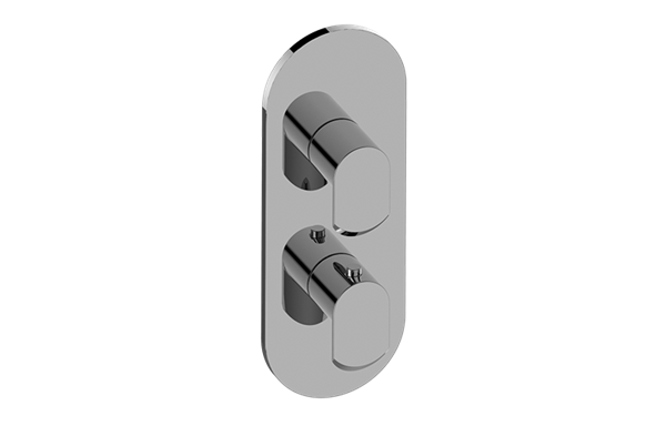Graff - Phase Round M-Series Valve Trim with Two Handles
