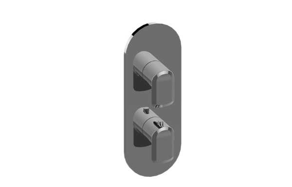 Graff - Sento Round M-Series Valve Trim with Two Handles