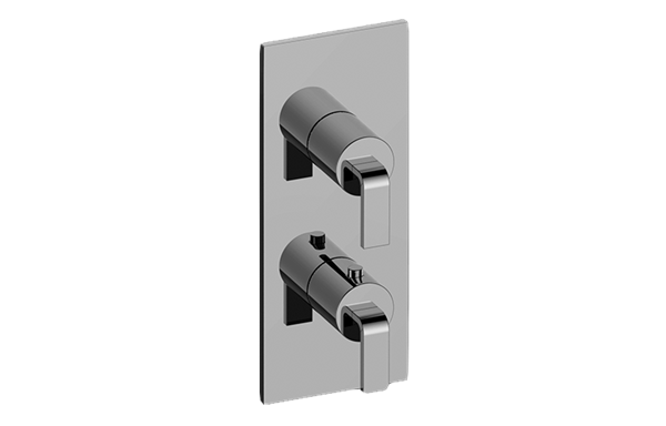 Graff - Immersion Square M-Series Valve Trim with Two Handles