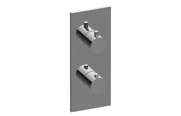 Graff - M-Series Square M-Series Valve Trim with Two Handles