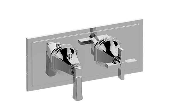 Graff - Finezza UNO M-Series Valve Trim with Two Handles (Horizontal Orientation)