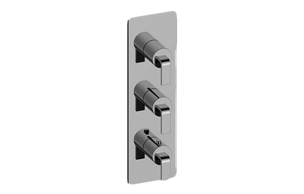 Graff - Immersion Square M-Series Valve Trim with Three Handles