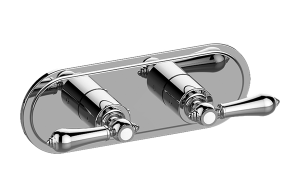 Graff - Adley Traditional M-Series Valve Trim with Two Handles (Horizontal Orientation)