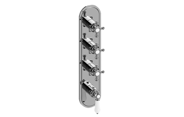 Graff - Adley Traditional M-Series Valve Trim with Four Handles