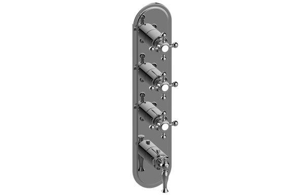 Graff - Lauren Traditional M-Series Valve Trim with Four Handles