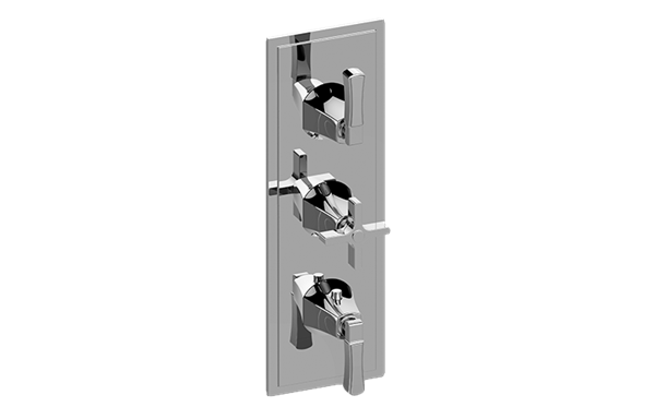 Graff - Finezza DUE Valve Trim with Three Handles