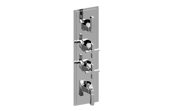 Graff - Finezza DUE Valve Trim with Four Handles