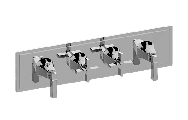 Graff - Finezza DUE Valve Trim with Four Handles (Horizontal Orientation)
