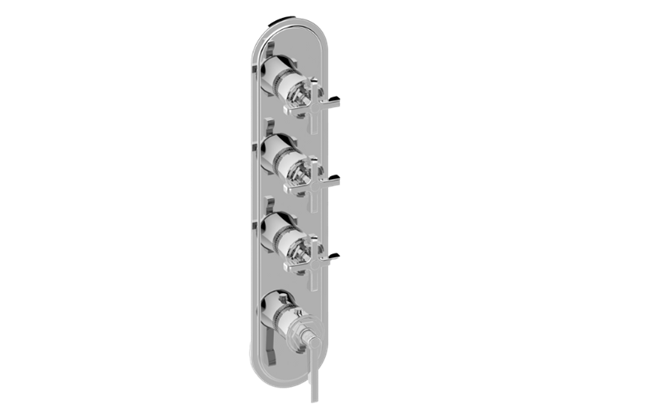 Graff - Vignola Traditional M-Series Valve Trim with Four Handles