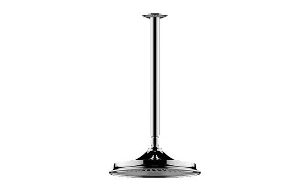 Graff - Finezza Showerhead with Traditional Ceiling Arm