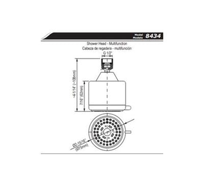 Clearance Graff - Multi-Function Showerhead