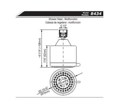 Clearance Graff - Multi-Function Showerhead