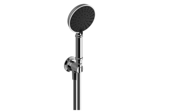 Graff - Transitional Handshower with Wall Bracket and Integrated Wall Supply Elbow
