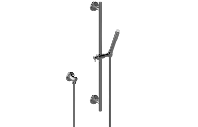 Graff - Cameo Contemporary Handshower with Wall-Mounted Slide Bar