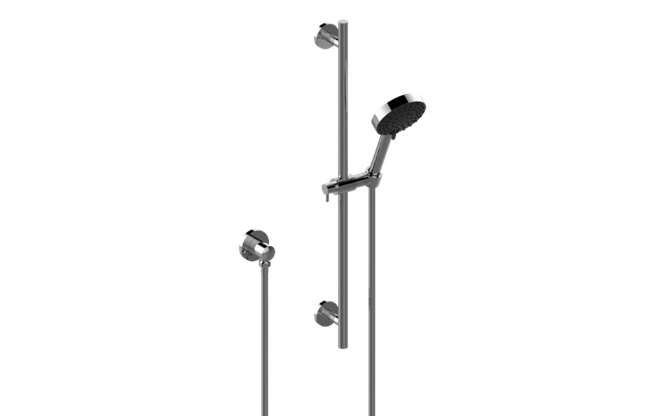 Graff - Harley Contemporary Handshower with Harley Wall-Mounted Slide Bar