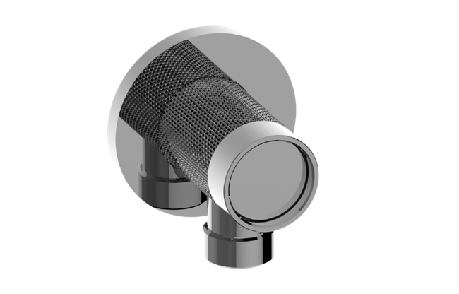 Graff - Riva Contemporary Wall Supply Elbow Diamond Knurled