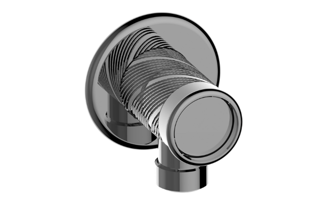 Graff - Riva Traditional Wall Supply Elbow Oblique Knurled