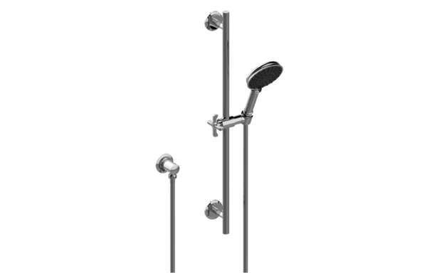 Graff - Vignola Handshower with Wall-Mounted Slide Bar