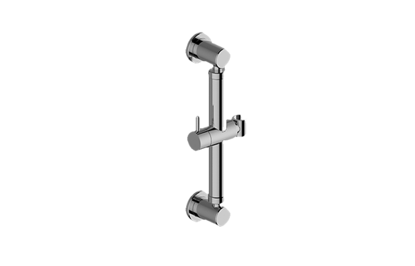 Graff - Round Grab Bar - 12 Inch w/handshower holder