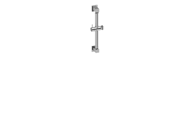 Graff - Incanto Square Grab Bar - 16 Inch w/handshower holder