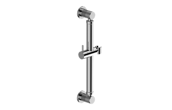 Graff - Harley Round Grab Bar - 16 Inch w/handshower holder