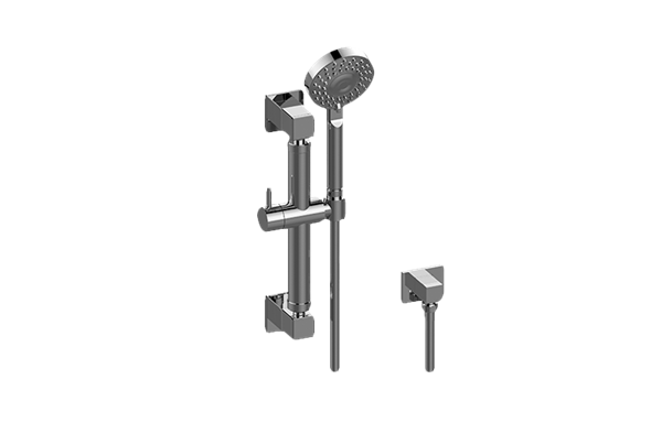 Graff - Multi-Function Handshower w/12 Inch Square Grab Bar