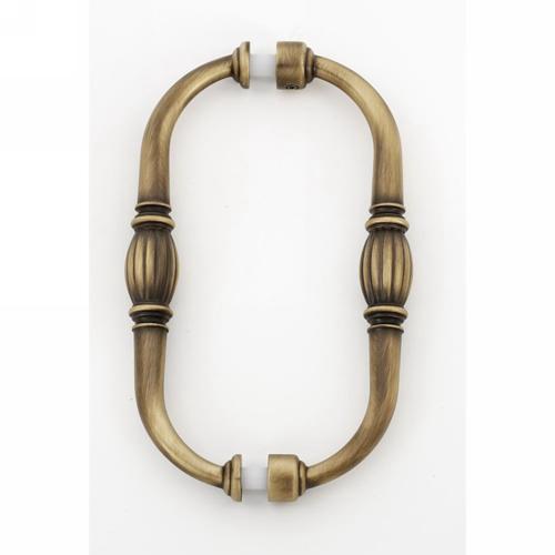 Alno - Tuscany 6 Inch Back To Back Glass Door Pull