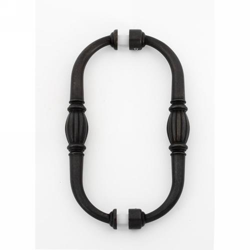 Alno - Tuscany 6 Inch Back To Back Glass Door Pull