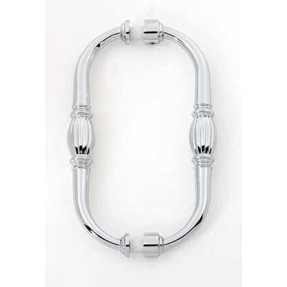 Alno - Tuscany 6 Inch Back To Back Glass Door Pull