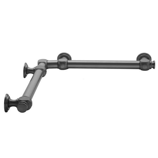 Jaclo - G60 24 Inch x 32 Inch   Inside Corner Grab Bar