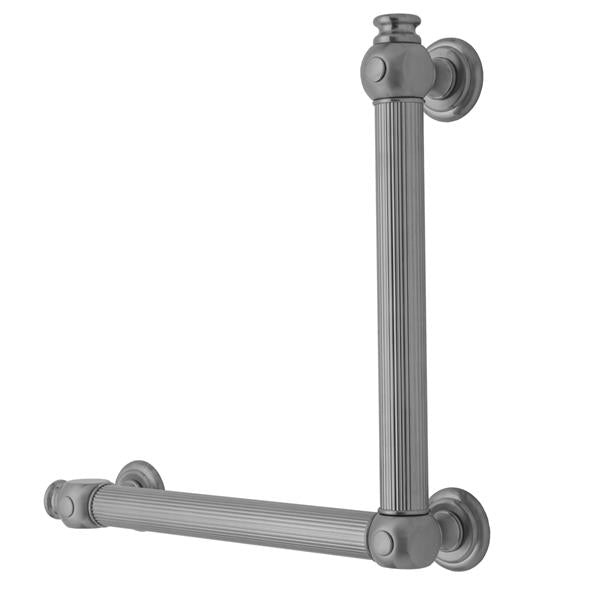 Jaclo - G61 24H x 32W 90° Left Hand Grab Bar