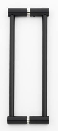 Alno - Contemporary I 8 Inch Back To Back Glass Door Pull