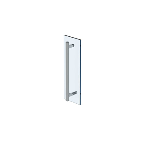 Watermark - Titanium 12 Inch Shower Door Pull/ Glass Mount Towel Bar