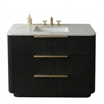 Lacava - Goldenshire Floorstanding Vanity, Three Soft Close Drawers, 36 InchW, 35 InchH, 22 InchD
