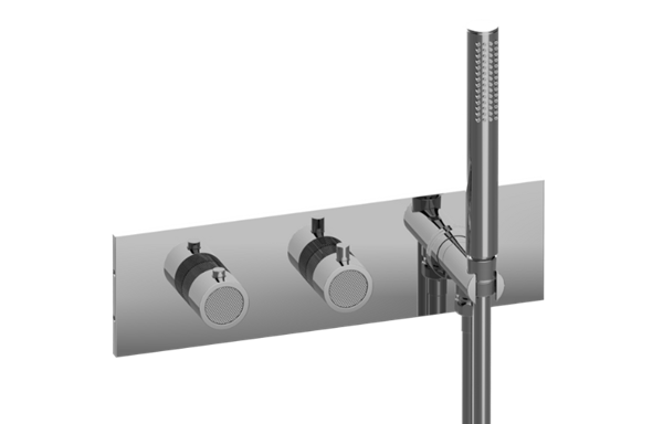 Graff - Cameo Wall-Mounted M-Series Thermostatic System - Handshower - Trim Only