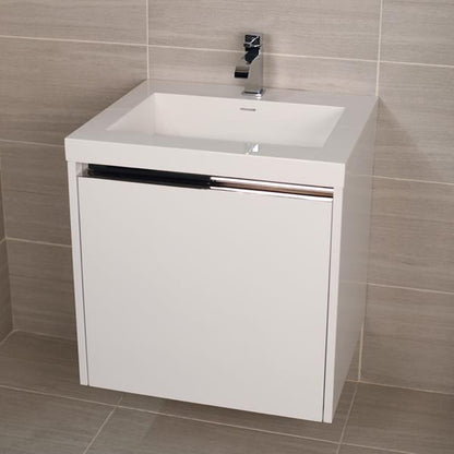 Lacava - Kubista Wall-Mount Under Counter Vanity With A Drawer And Notch In Back