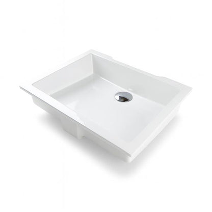 Lacava - Kubista Under-Counter Bathroom Sink Made Of Solid Surface With An Overflow