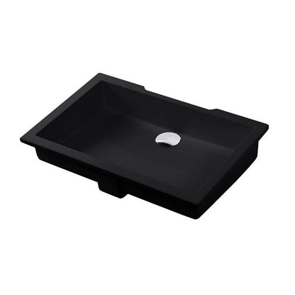 Lacava - Kubista Under-Counter Bathroom Sink Made Of Solid Surface With An Overflow