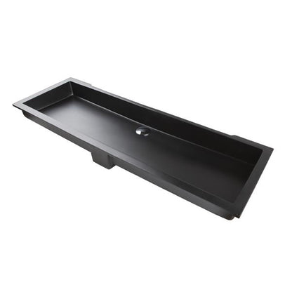Lacava - Kubista Under-Counter Bathroom Sink Made Of Solid Surface With An Overflow