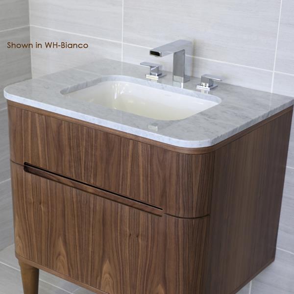 Lacava - Eleganza Quartz Countertop For Vanity H272. W: 30 Inch, D: 22 Inch, H: 3/4 Inch