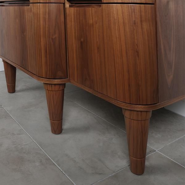 Lacava - Eleganza One Piece Turned Wood Leg For Eleganza Vanities, 3 1/4 InchDiam X 10 InchH