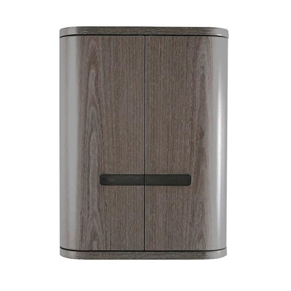 Lacava - Eleganza Wall Mounted Storage Cabinet With Two Routed Finger Pulled Doors
