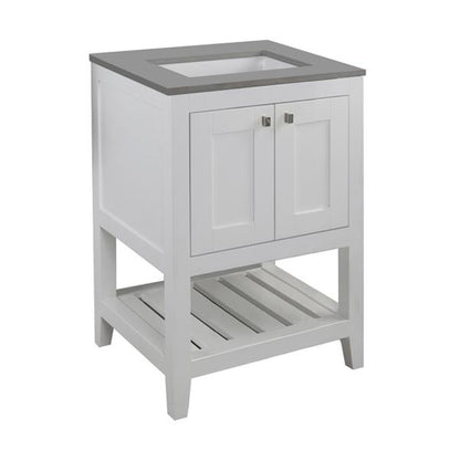 Lacava - Stile Free Standing Under-Counter Vanity With Two Doors(Knobs Included) And Slotted Shelf In Wood