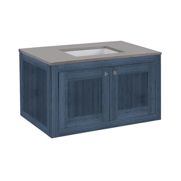Lacava - Stile Wall-Mount Under-Counter Vanity With Two Doors (Knobs Included). Under-Mount Sink 5452Un