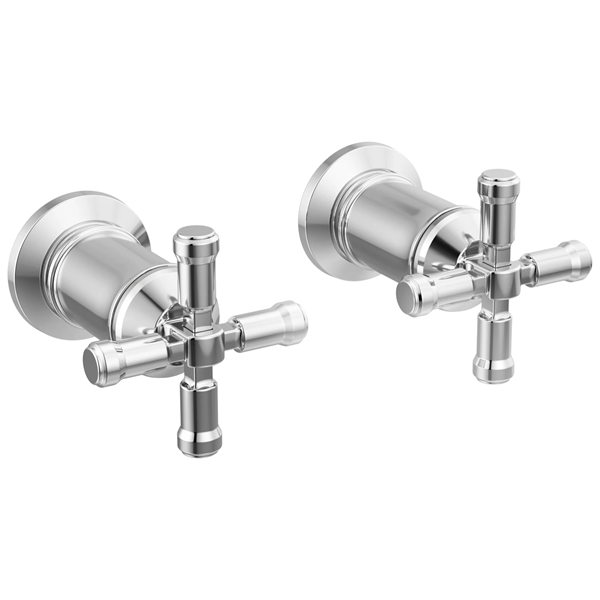 Delta - Broderick Wall Mount Bathroom Faucet Handle Kit-Cross