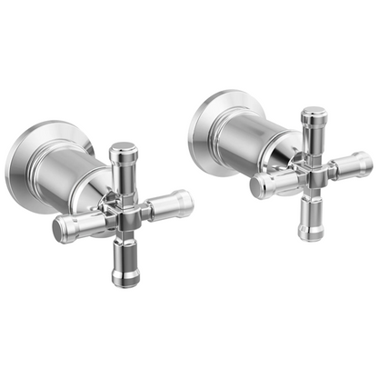 Delta - Broderick Wall Mount Bathroom Faucet Handle Kit-Cross