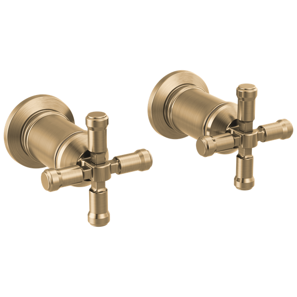 Delta - Broderick Wall Mount Bathroom Faucet Handle Kit-Cross