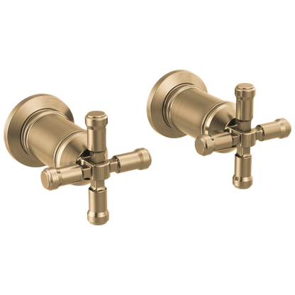 Delta - Broderick Wall Mount Bathroom Faucet Handle Kit-Cross
