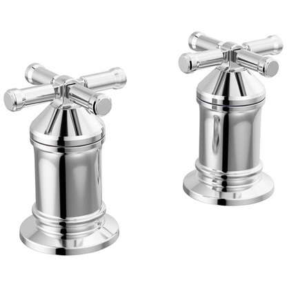 Delta - Broderick 2 Handle Roman Tub Handle Kit-Cross