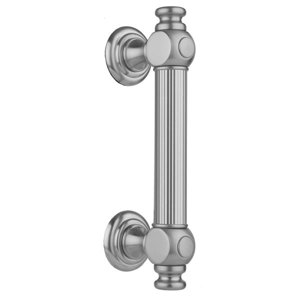 Jaclo - 24 Inch H61 Reeded with End Caps Front Mount Shower Door Pull